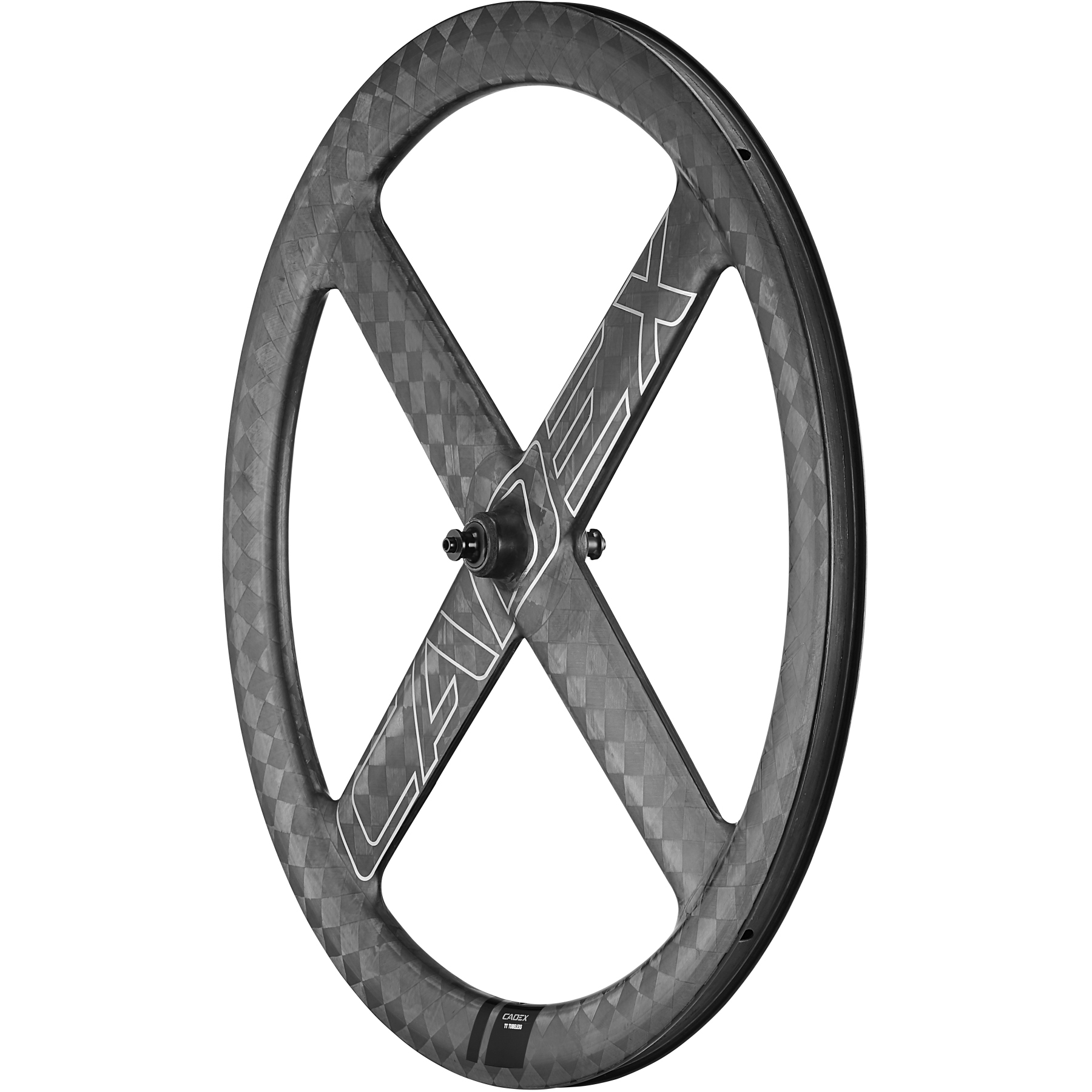 CADEX 4-Spoke Aero Tubeless Front Wheel - Clincher - 9x100mm