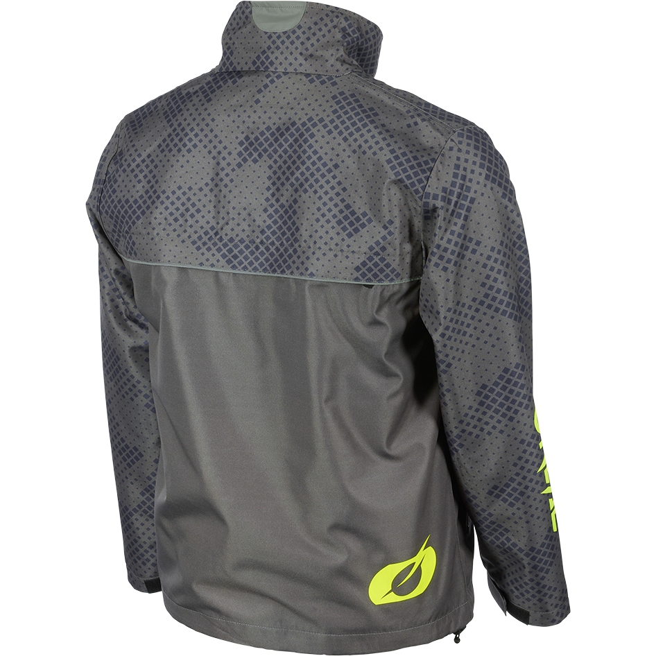 O'Neal Shore Rain Jacket gray/neon yellow