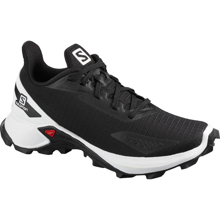Image of Salomon Alphacross Blast Junior Trail Running Shoes Kids - black/white/black