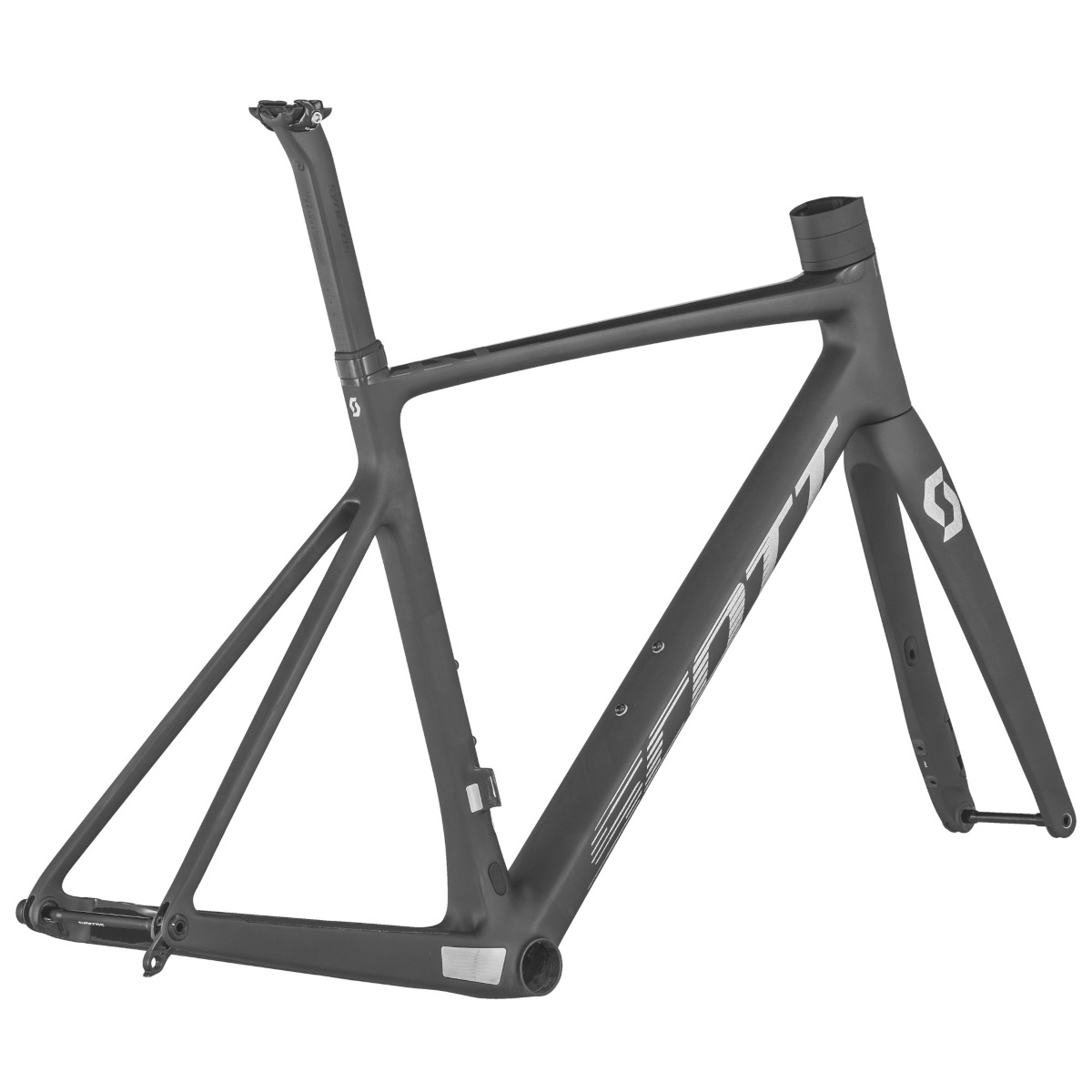 Picture of SCOTT ADDICT RC Ultimate - Carbon Roadbike Frameset - 2022 - full raw carbon / holographic