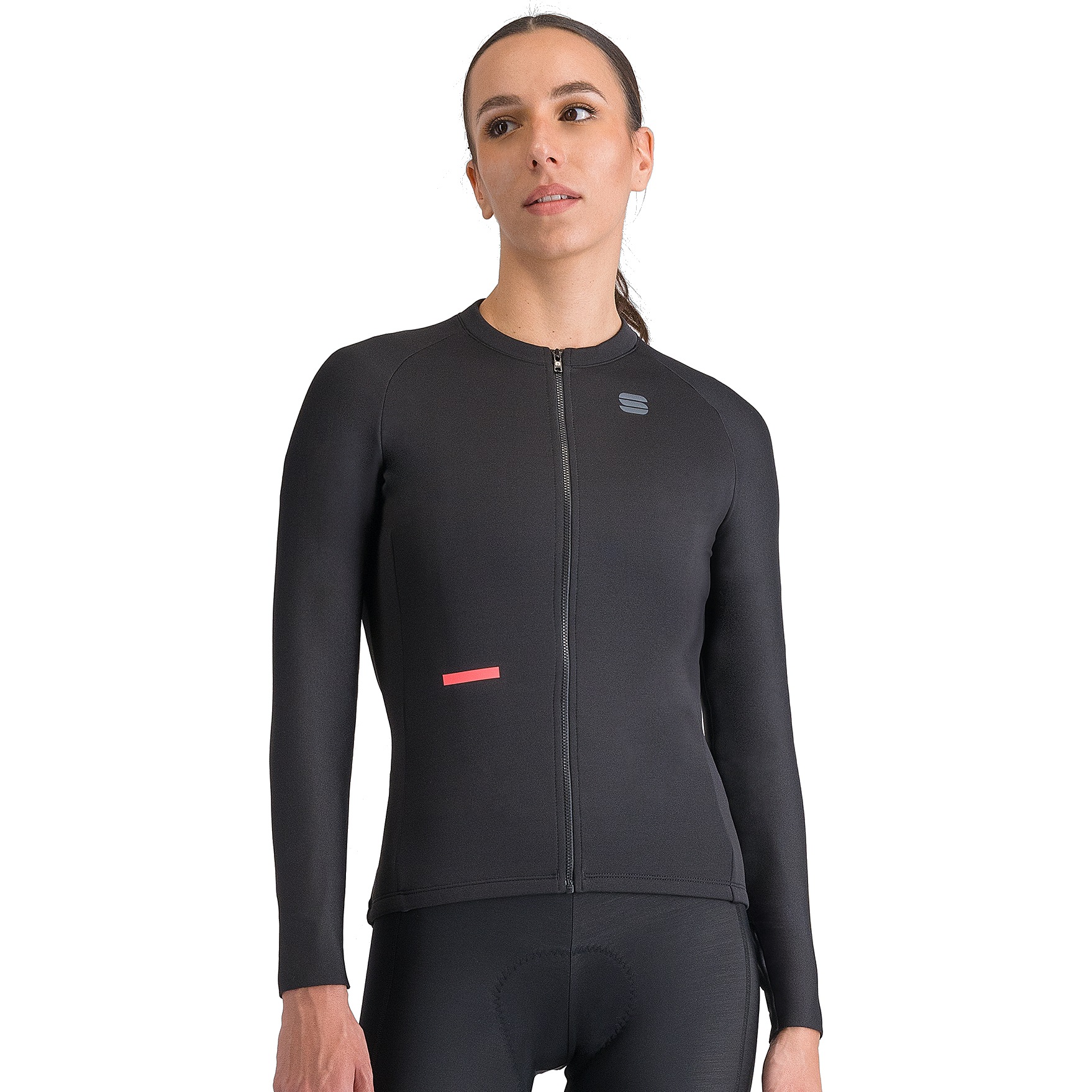 Спортивный трикотаж Supernova Thermal с длинным рукавом женский - 002 Black черный
