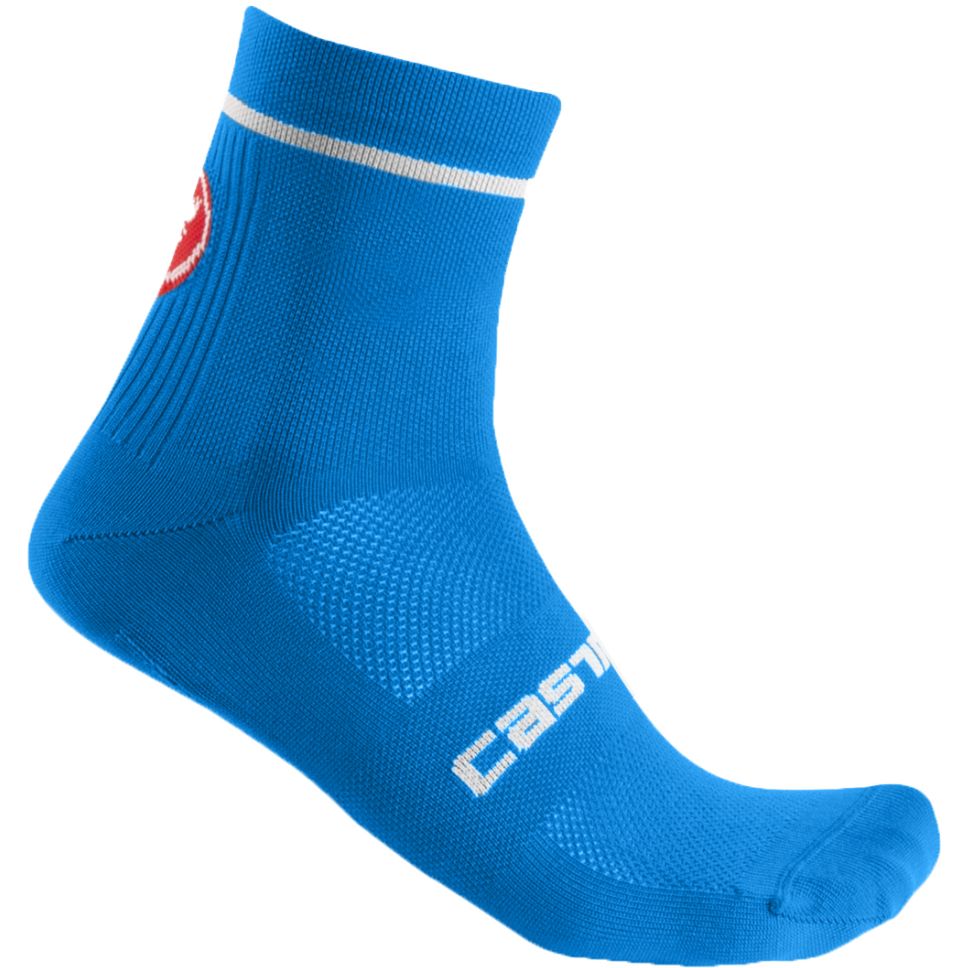 Picture of Castelli Entrata 9 Socks - azzurro italia 458