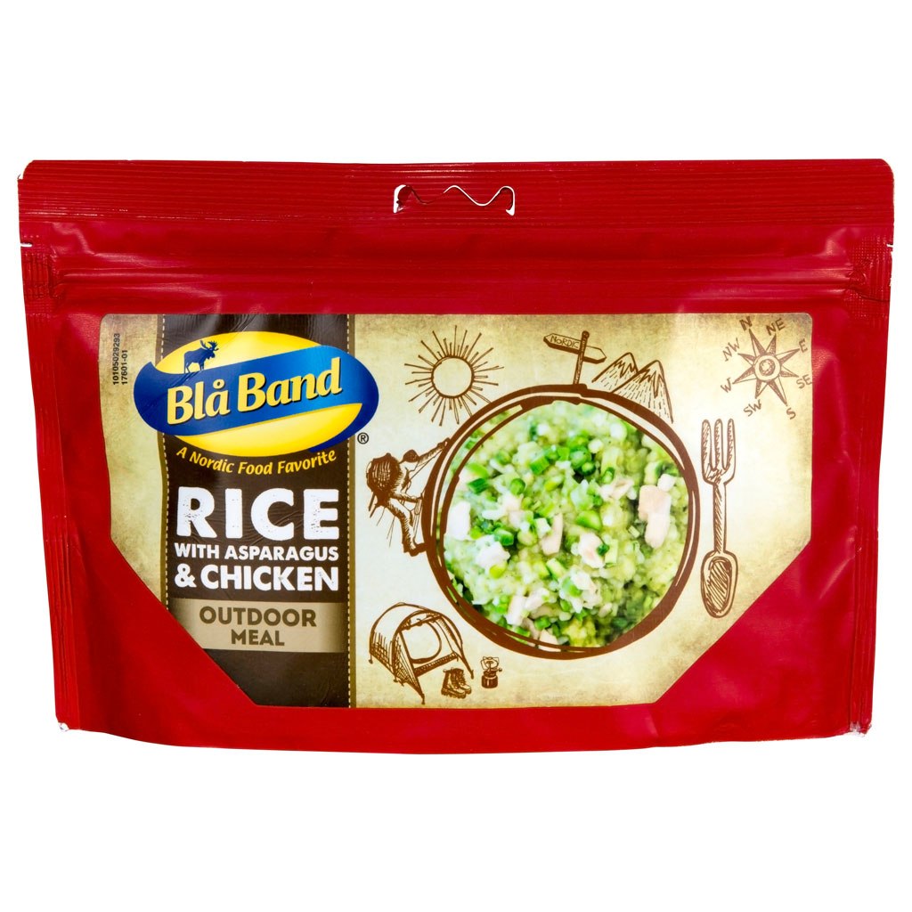 Produktbild von Blå Band Reis mit Spargel und Hähnchen - Outdoor Mahlzeit - 143g