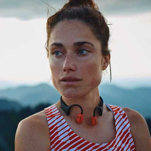 Suunto Wing 2 Open-Ear Headphones - Orange | BIKE24