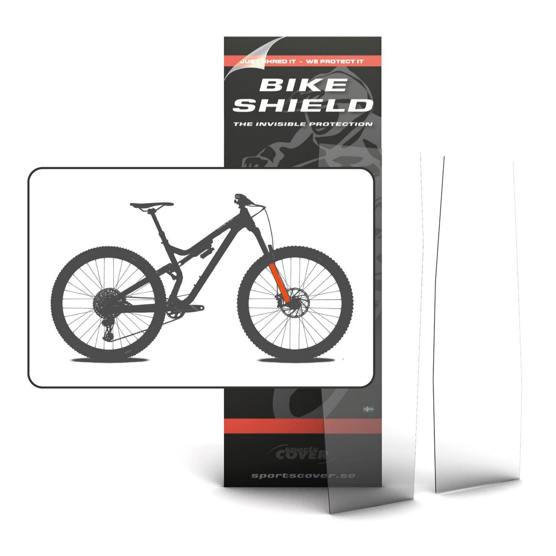 Produktbild von BikeShield ForkShield Gabelschutz - 2-teilig - matt