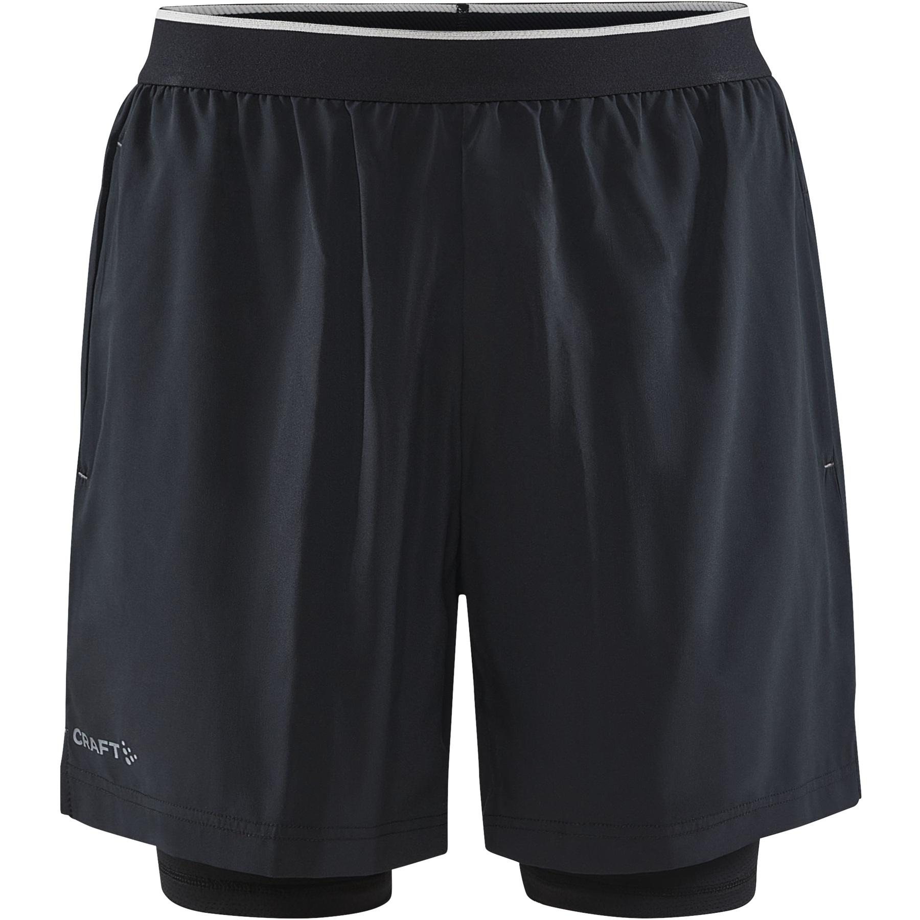 Image of CRAFT ADV Charge Men's 2-In-1 Stretch Shorts - Black