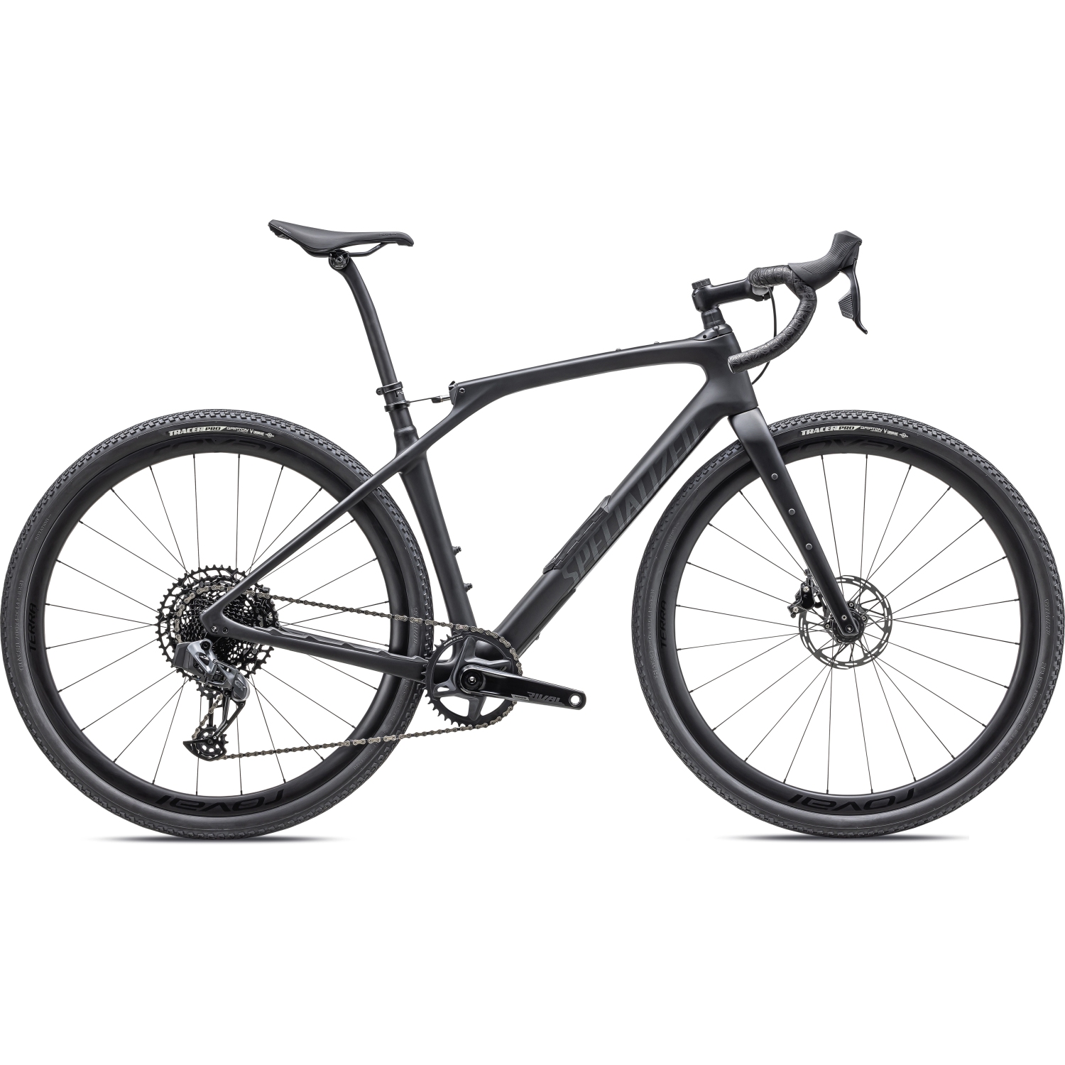 Specialized DIVERGE STR EXPERT - Carbon Gravel Bike - 2025 - satin black /  diamond dust | BIKE24