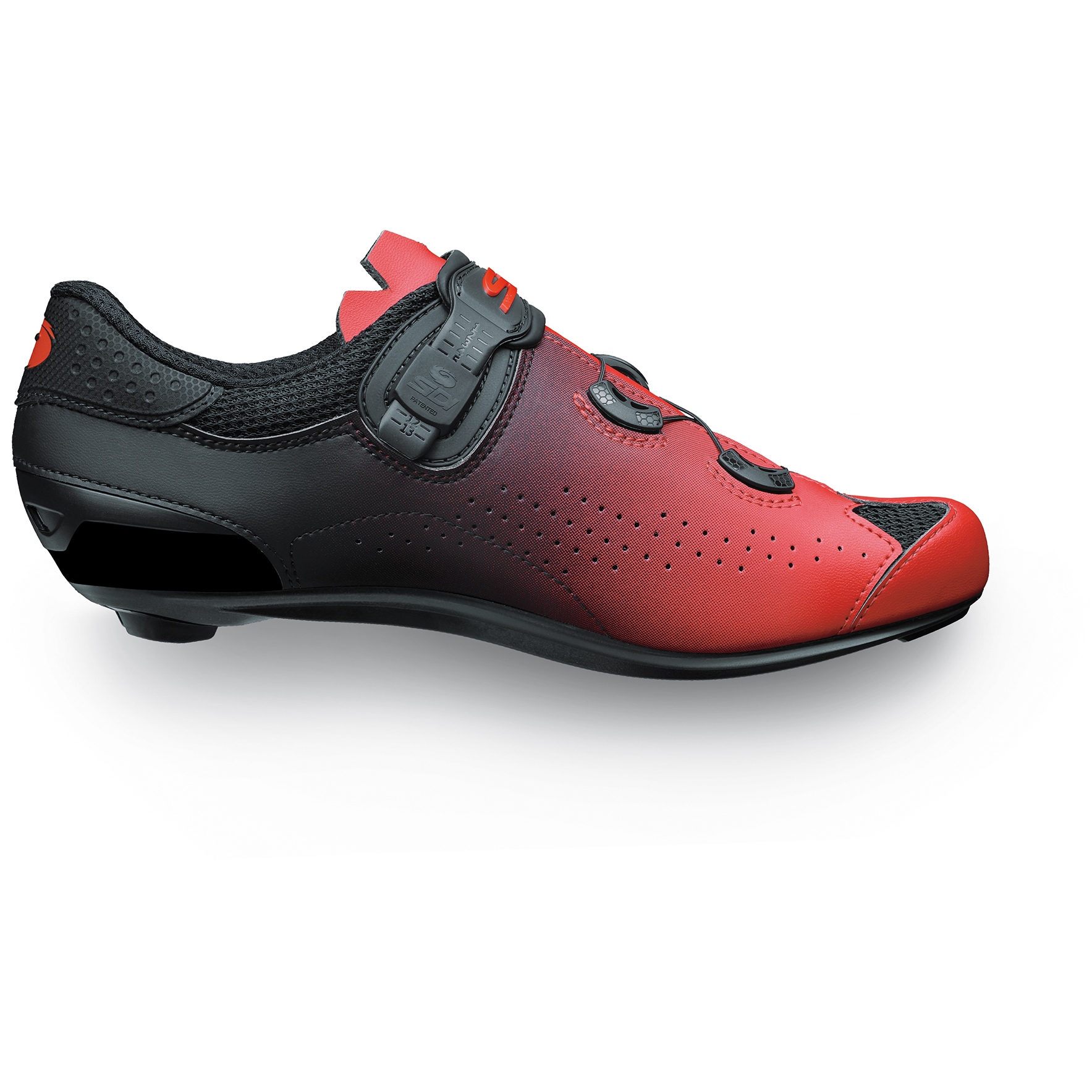 Sidi Chaussures Velo Route Homme Genius 10 Rouge Noir BIKE24