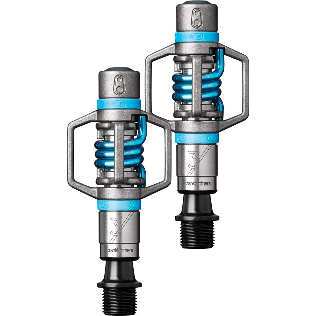 Productfoto van Crankbrothers EggBeater 3 Pedal - silver/electric blue