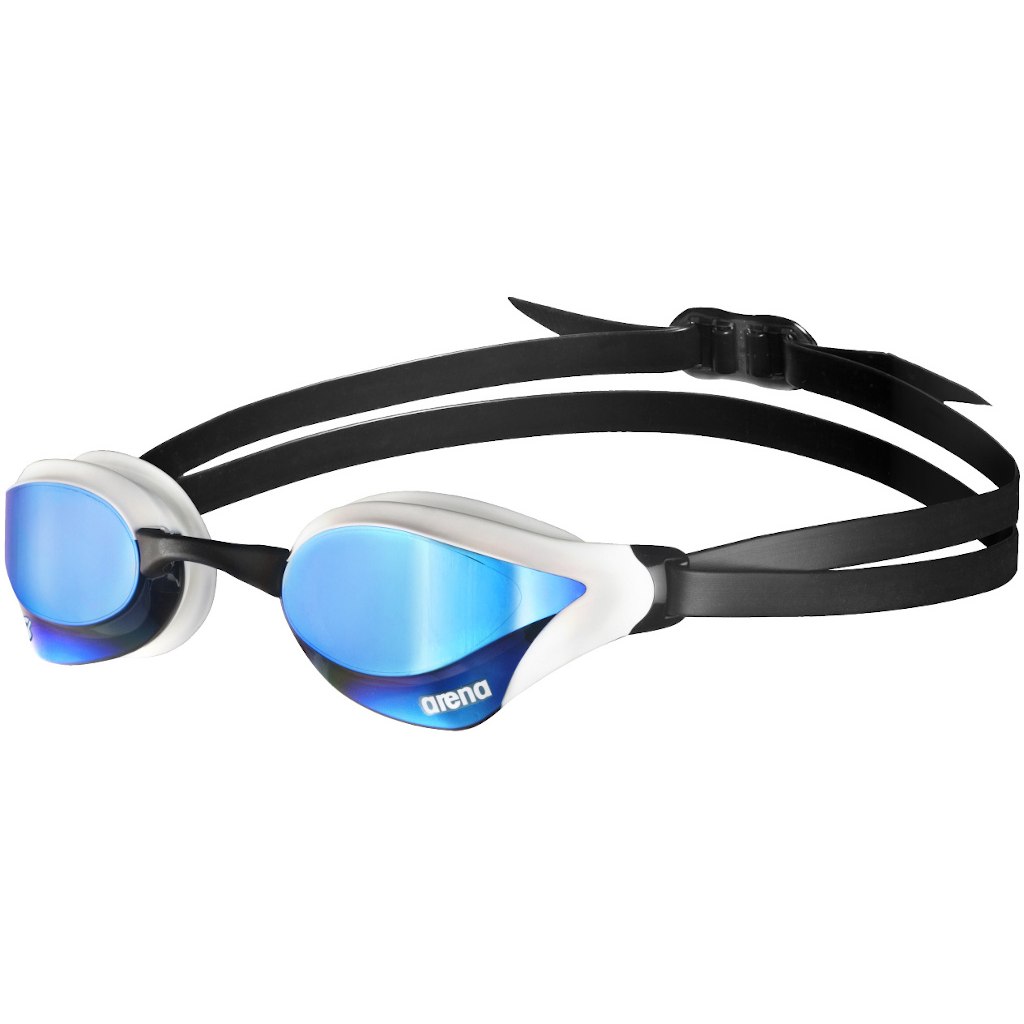 Picture of arena Cobra Core Swipe Mirror Swimming Goggle - Blue - White