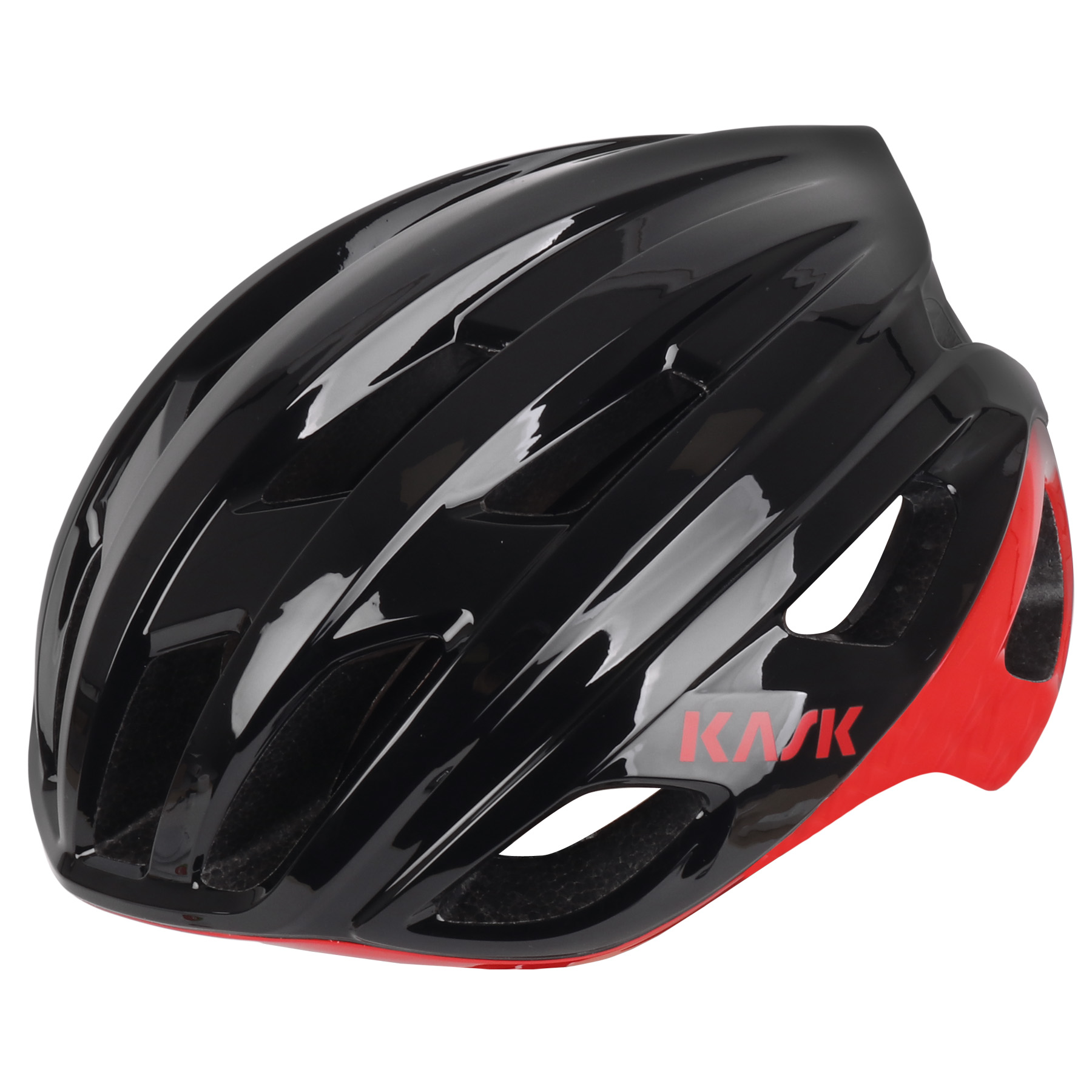 Picture of KASK Mojito³ WG11 Road Helmet - Bicolor Black/Red