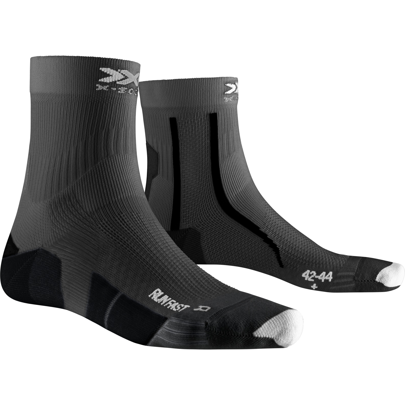 Picture of X-Socks Run Fast 4.0 Socks - opal black/arctic white