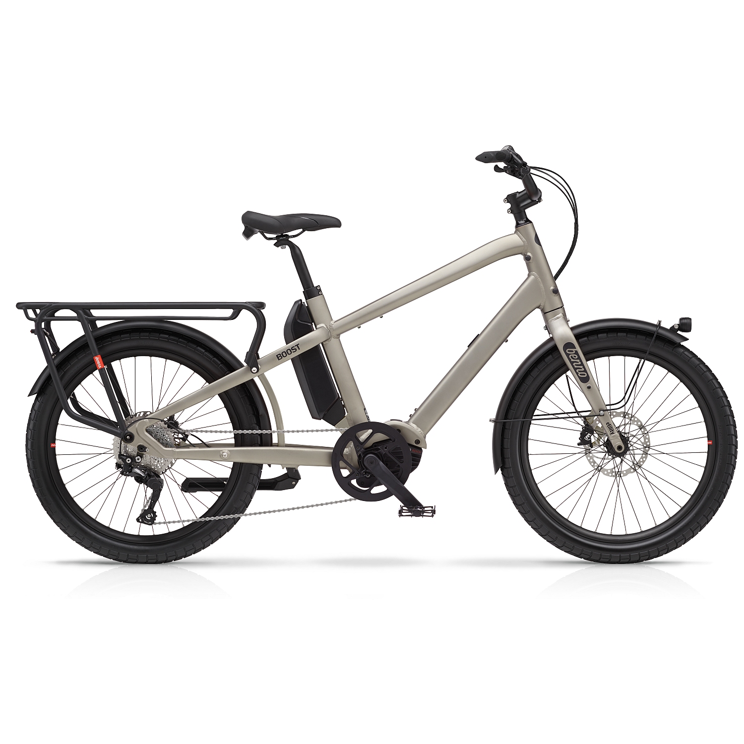 Productfoto van Benno Bikes BOOST E 10D CX - 24&quot; Bakfiets E-Bike - 2025 - Titanium Gray