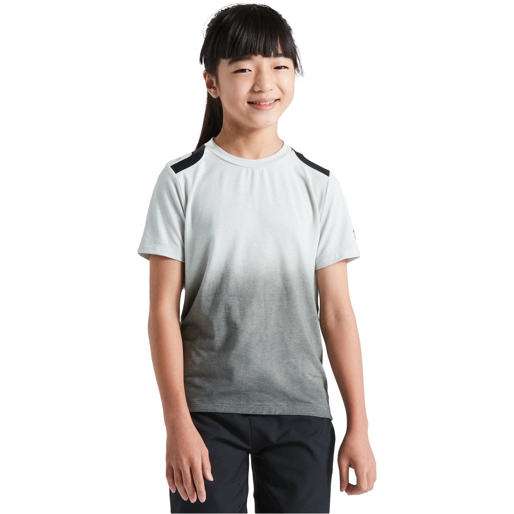 Picture of Specialized Trail Short Sleeve Jersey Kids - dove grey spray
