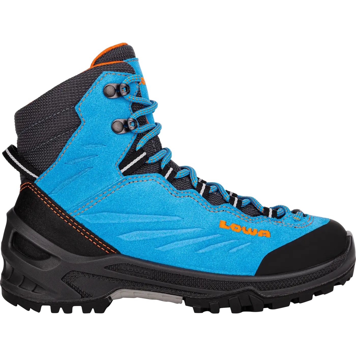 Picture of LOWA Cadin GTX Mid Junior Kids Shoes - turquoise/flame (Size 30-35)