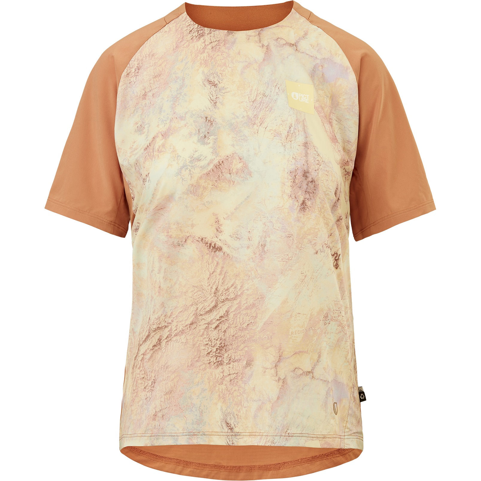 Produktbild von Picture Ice Flow Damen Printed MTB Tech T-Shirt - Geology Cream