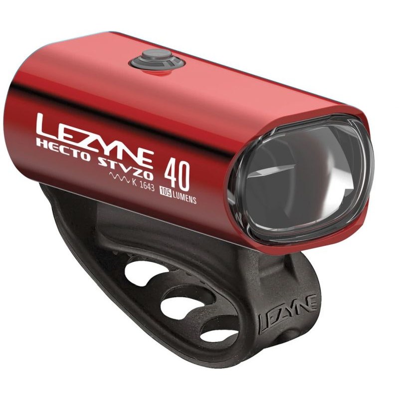 Image of Lezyne Hecto Drive 40 Front Light - German StVZO approved - red
