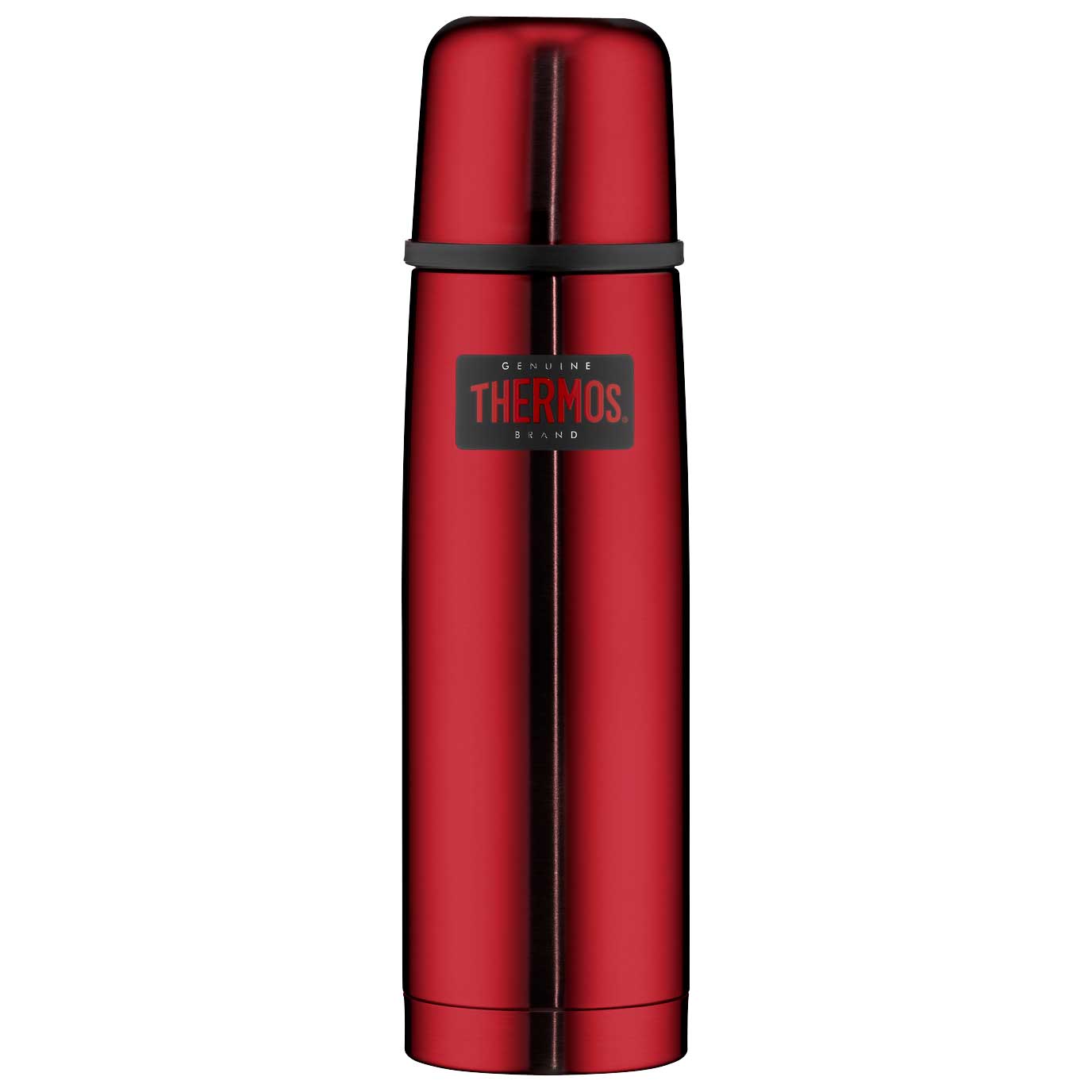 Productfoto van THERMOS® Light &amp; Compact Beverage Bottle 0.5L - cranberry red polished