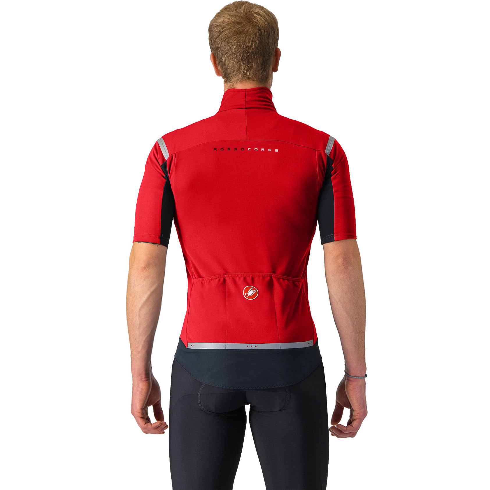 Castelli Gabba RoS 2 Short Sleeve Jacket Men rich red black reflex 645