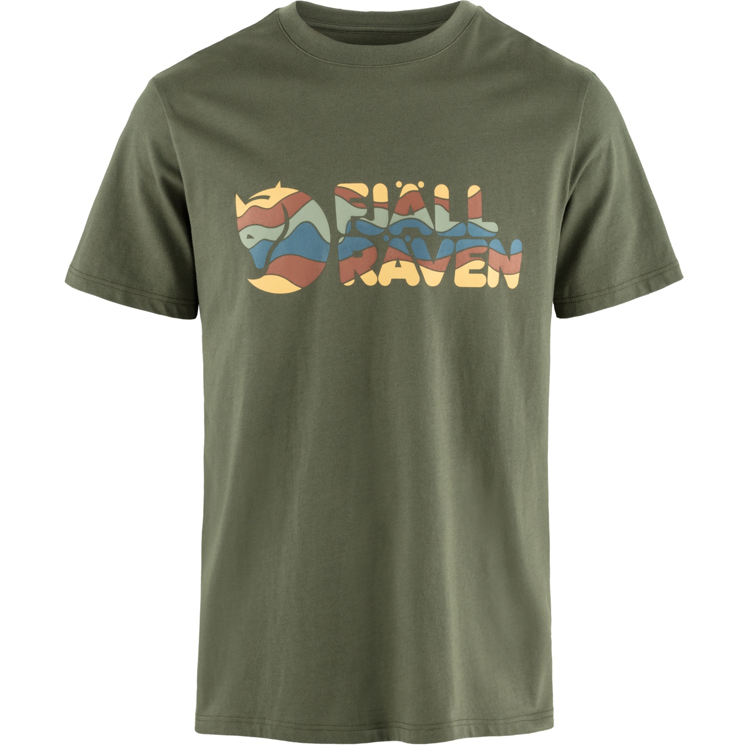 Picture of Fjällräven Multicolor Logo T-Shirt Men - laurel green