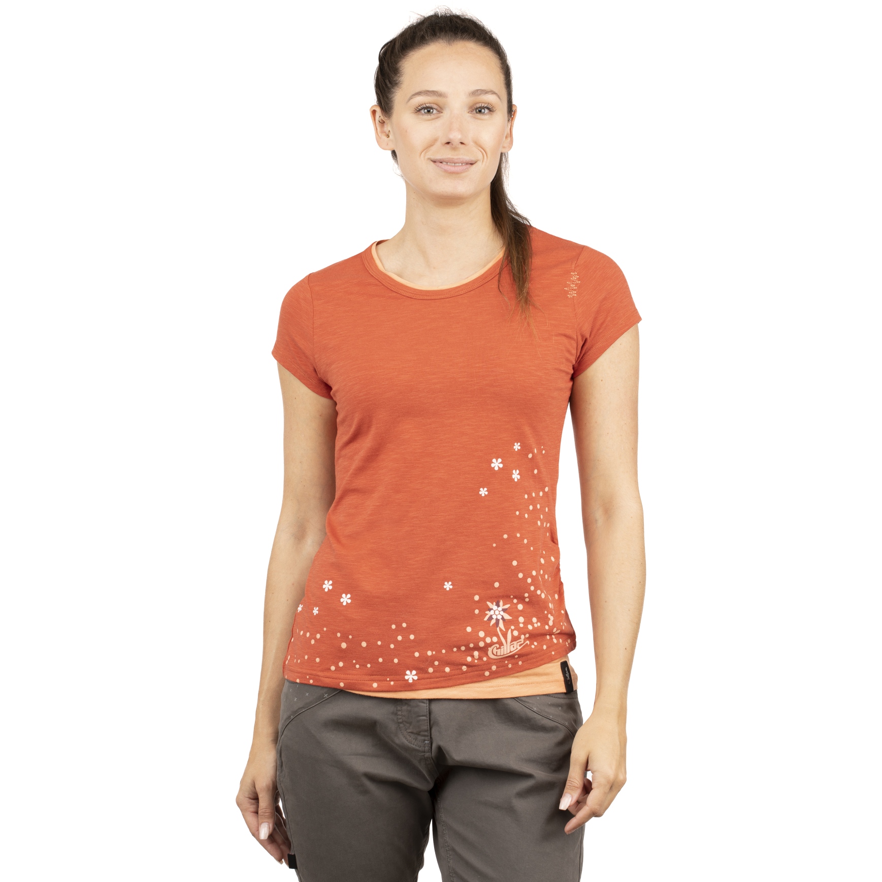 Picture of Chillaz Fancy Little Dot T-Shirt Women - rust