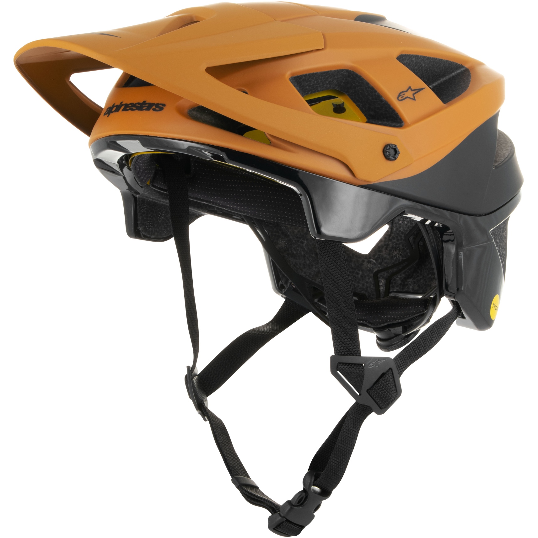 Produktbild von Alpinestars Vector Tech Helm - Zeal - black dark gold m&amp;g
