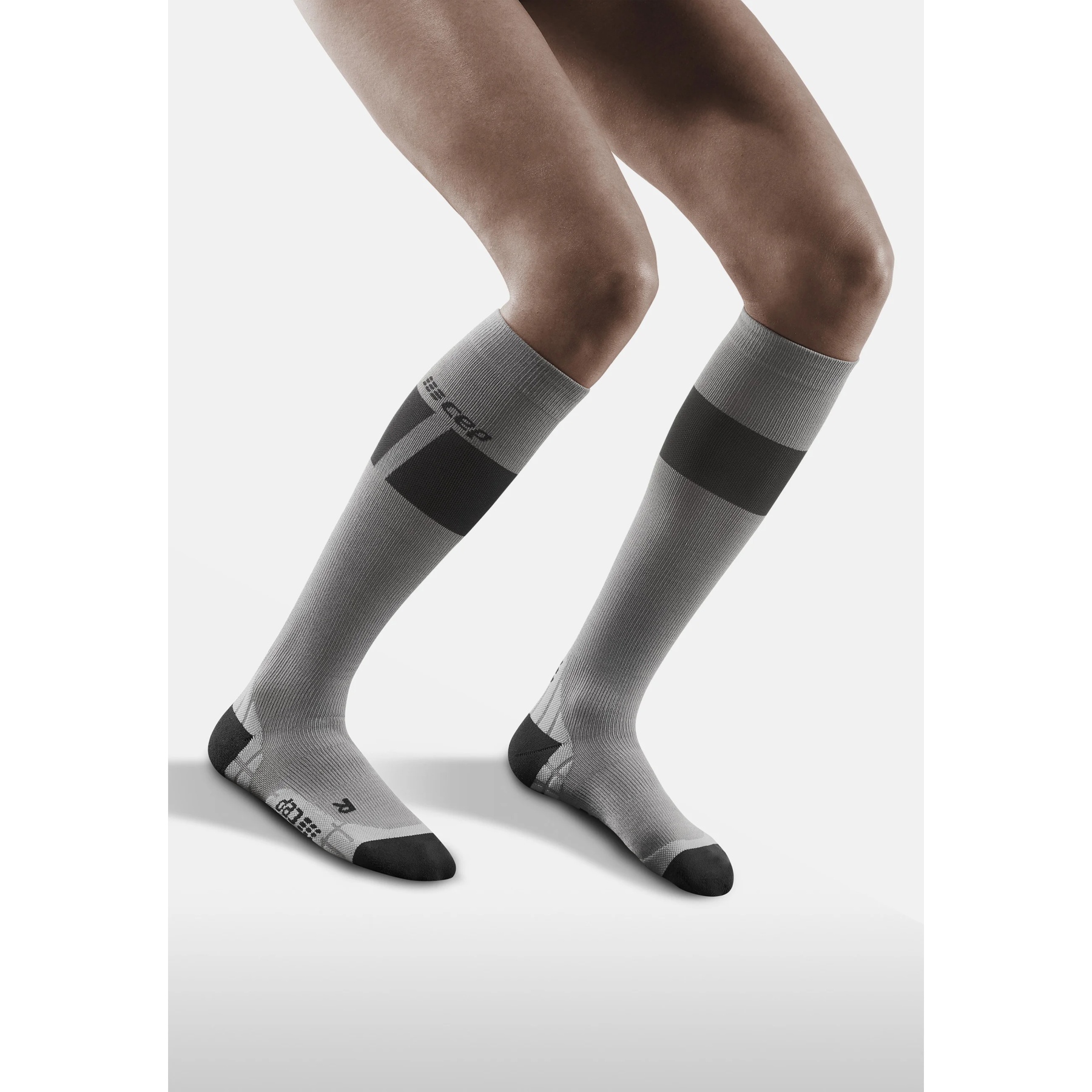 CEP Reflective Compression Socks - grey
