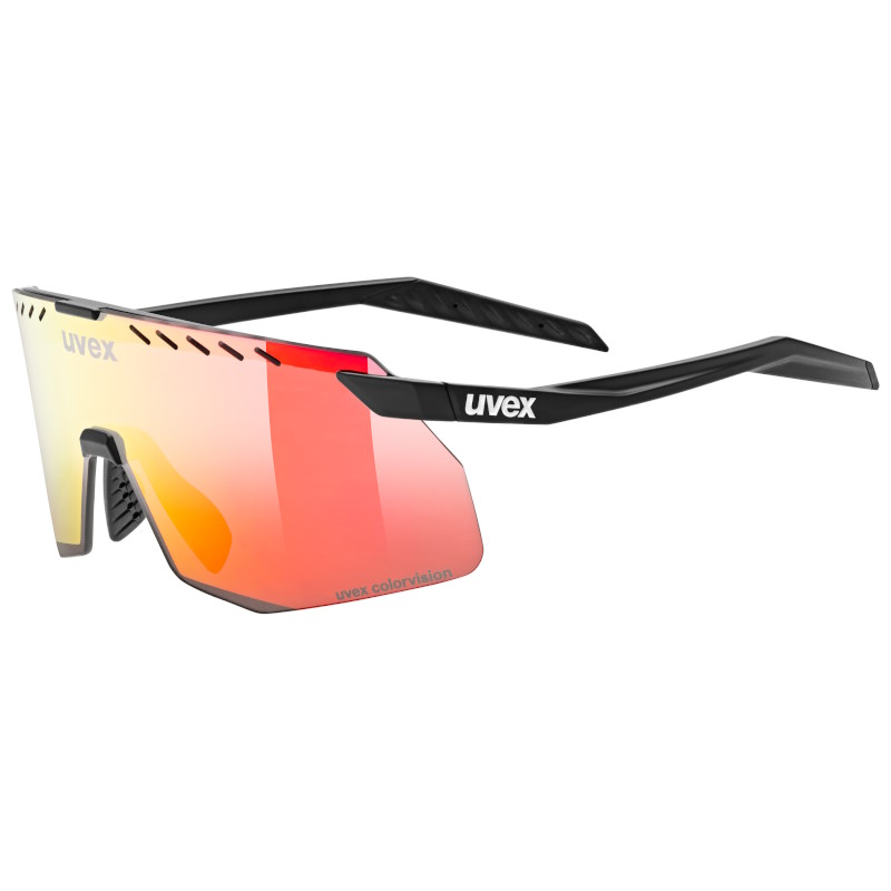 Bild von Uvex pace stage s CV Brille - black matt/mirror red colorvision