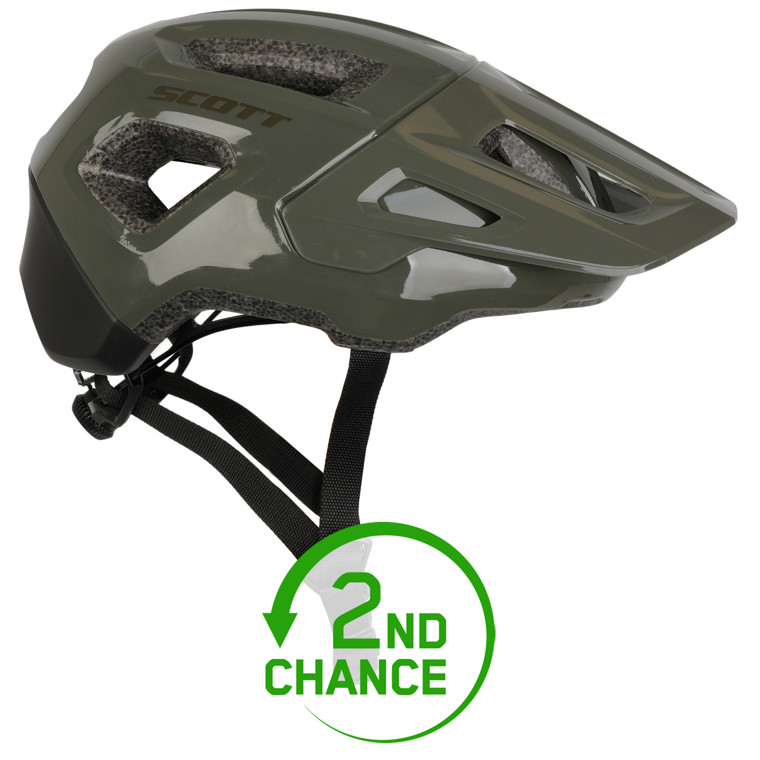 Picture of SCOTT Argo Plus (CE) Helmet - dark moss green - 2nd Choice