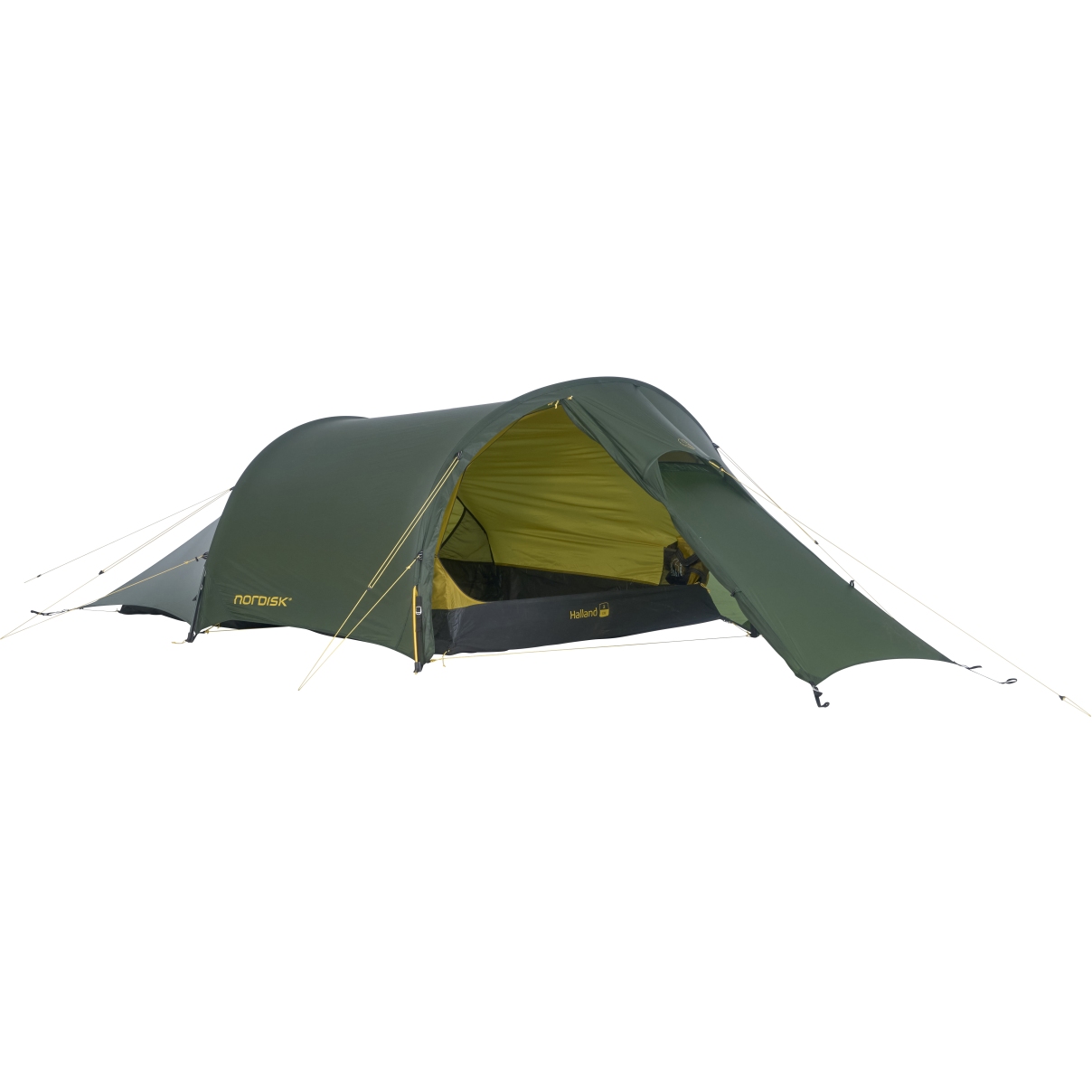 Nordisk Halland 2 LW 2.0 Tunnel Tent - Forest Green | BIKE24
