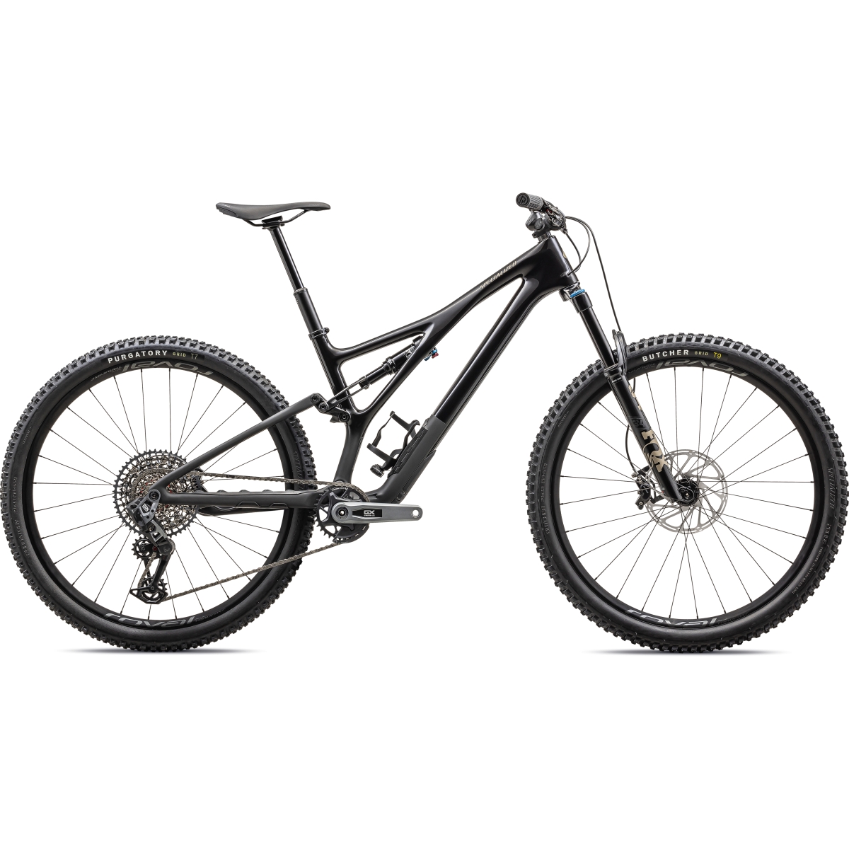 Productfoto van Specialized STUMPJUMPER EXPERT - 29&quot; Carbon Mountainbike - 2024 - gloss obsidian / satin taupe
