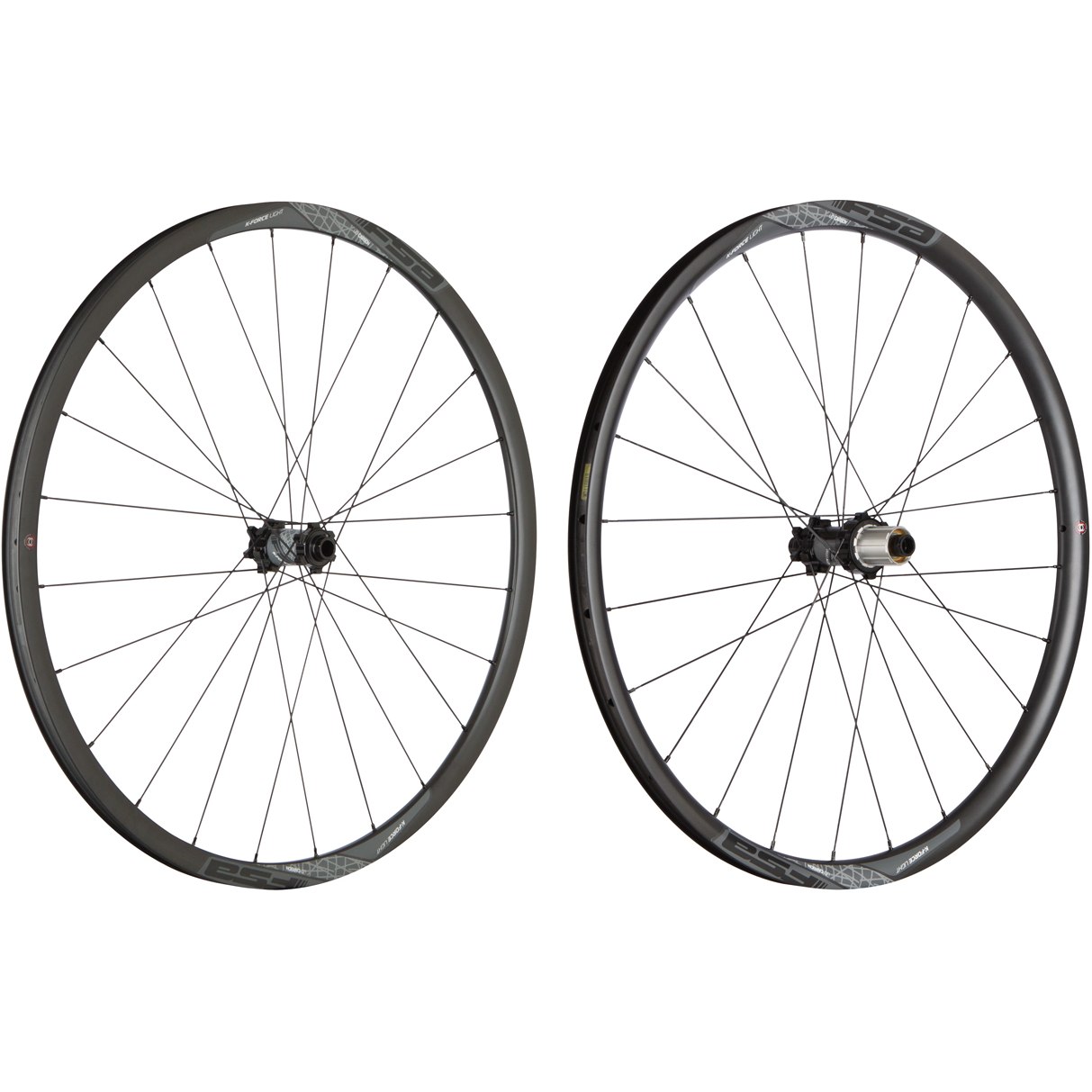 Picture of FSA K-Force Light WiderR 148 MTB 29&quot; Carbon Boost Wheelset - 6 Bolt - FW: 15x110mm | RW: 12x148mm - UD Carbon/grey