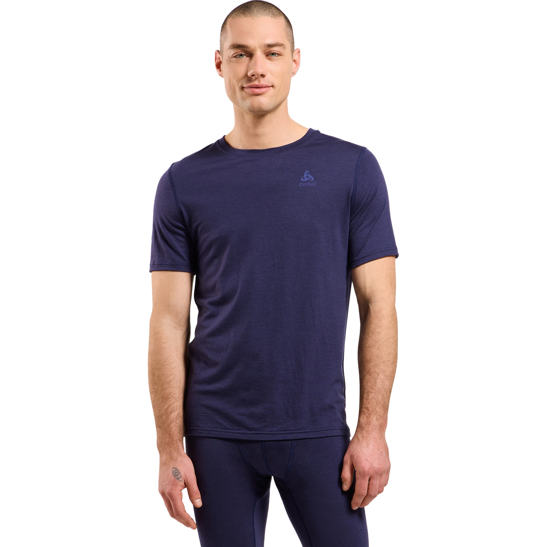Immagine prodotto da Odlo Maglia Intima Uomo - Natural Merino 200 Crew Neck - eclipse