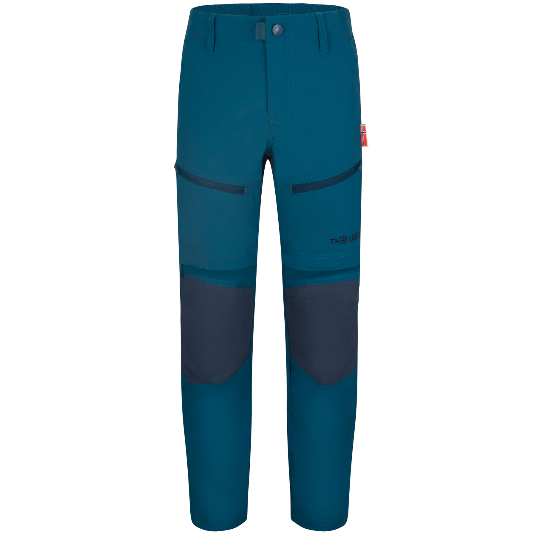 Zdjęcie: Trollkids Nordfjord Slim Fit Zip-Off Pants Kids - Madeira Blue