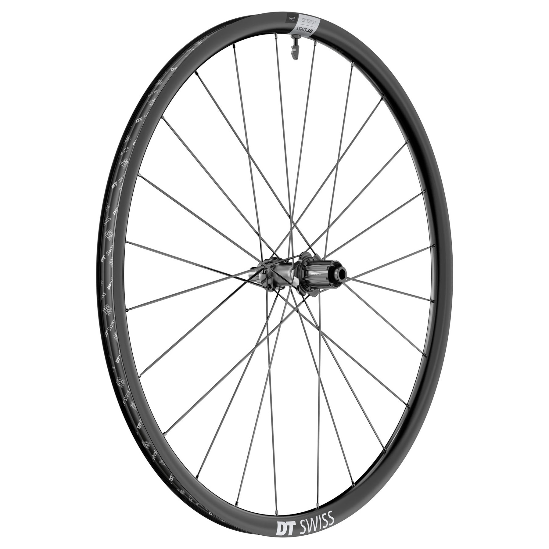 Image of DT Swiss G 1800 SPLINE 25 Rear Wheel - 27.5" | Clincher | Centerlock - 12x142mm - Black - HG