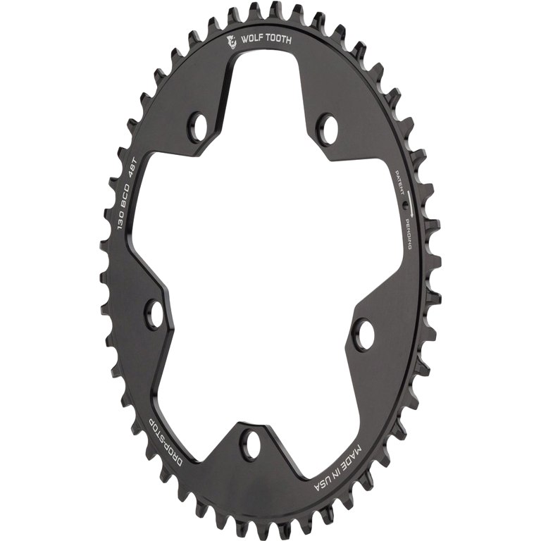 Wolf Tooth DropStop B チェーンリング 130BCD 40T Amazon | ウルフトゥース(Wolf Tooth) 130 BCD 5 Bolt Chainring