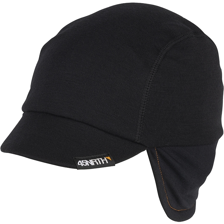 Picture of 45NRTH Greazy Merino Cycling Cap - black