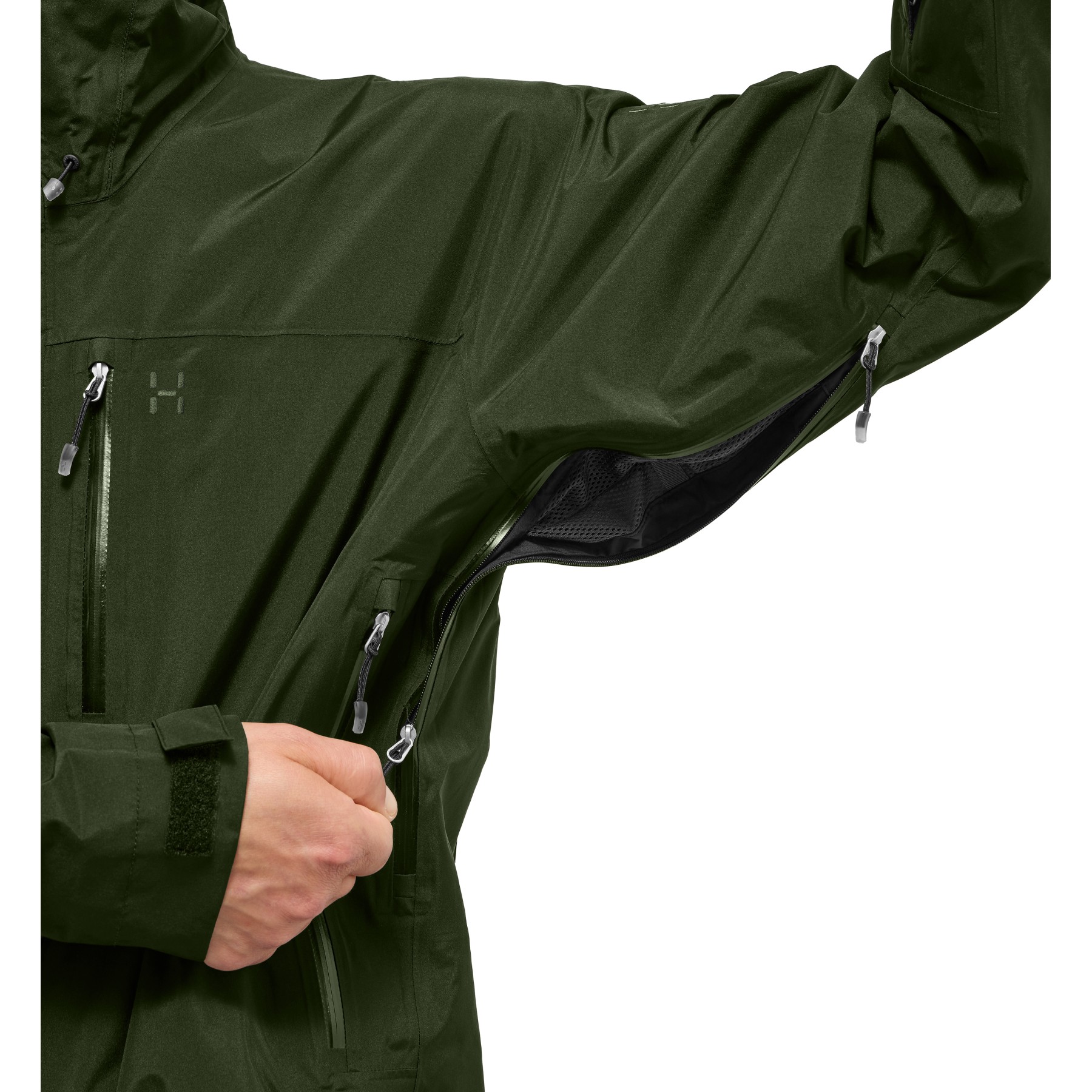 Haglöfs Astral II GTX Jacket Men - seaweed green 4Q9 | BIKE24 Haglöfs Astral II GTX Jacket Men - seaweed green 4Q9 | BIKE24