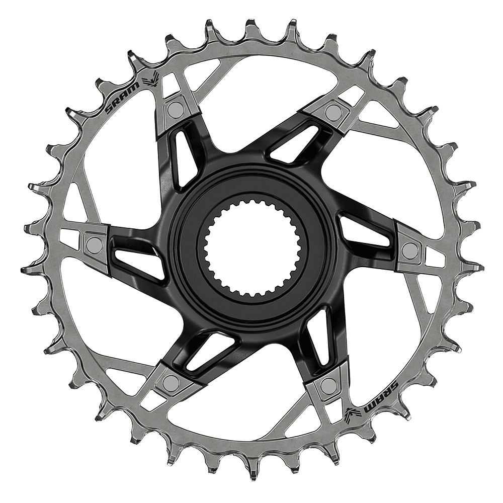 Produktbild von SRAM XX Eagle Kettenblatt für Bosch | T-Type | Direct Mount - schwarz / silber