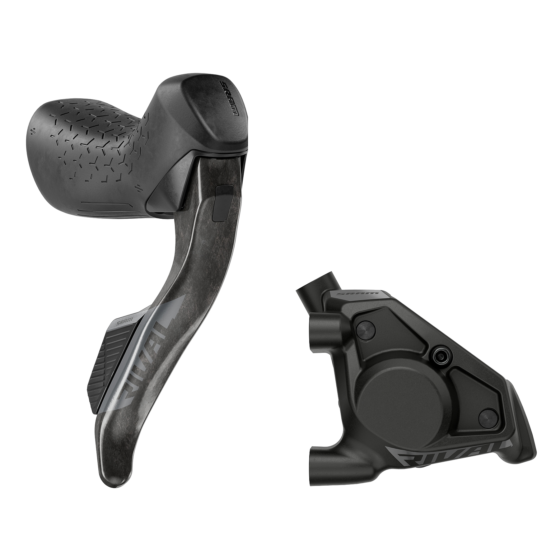 Produktbild von SRAM RIVAL AXS HRD Brems-/Schalthebel + Hydraulische Scheibenbremse | Flat Mount | E1 - hinten | rechts