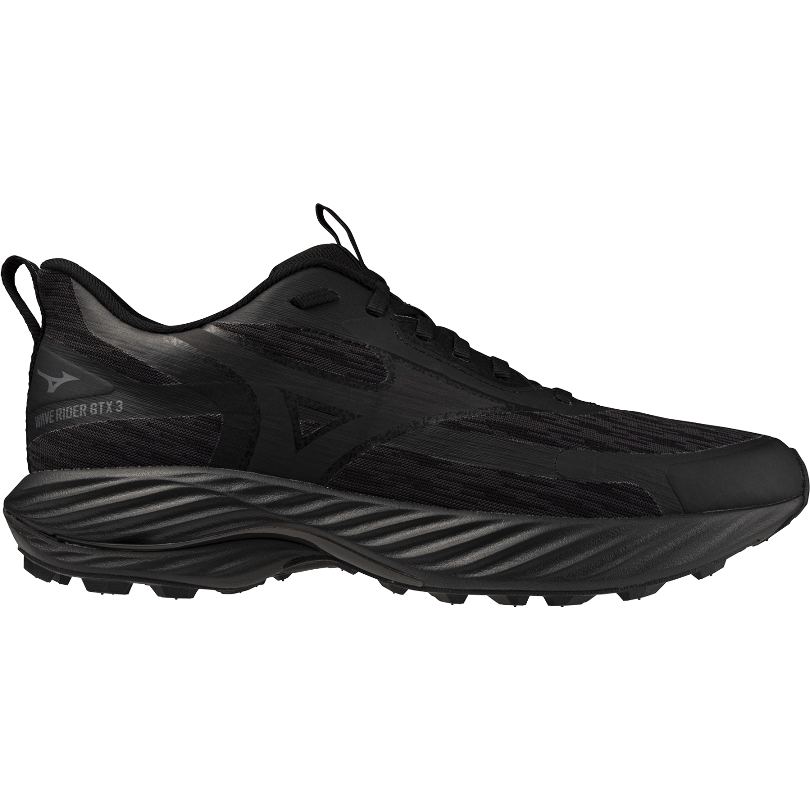 Mizuno Wave Tornado 3 黒 Mizuno Wave Rider GTX 3 Running Shoes Men - Black/Black Sand | BIKE24