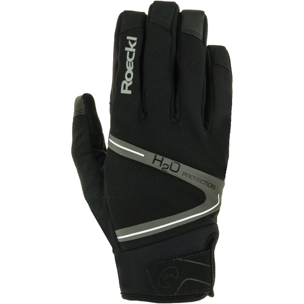 Produktbild von Roeckl Sports Rhone Fahrradhandschuhe - schwarz 0999