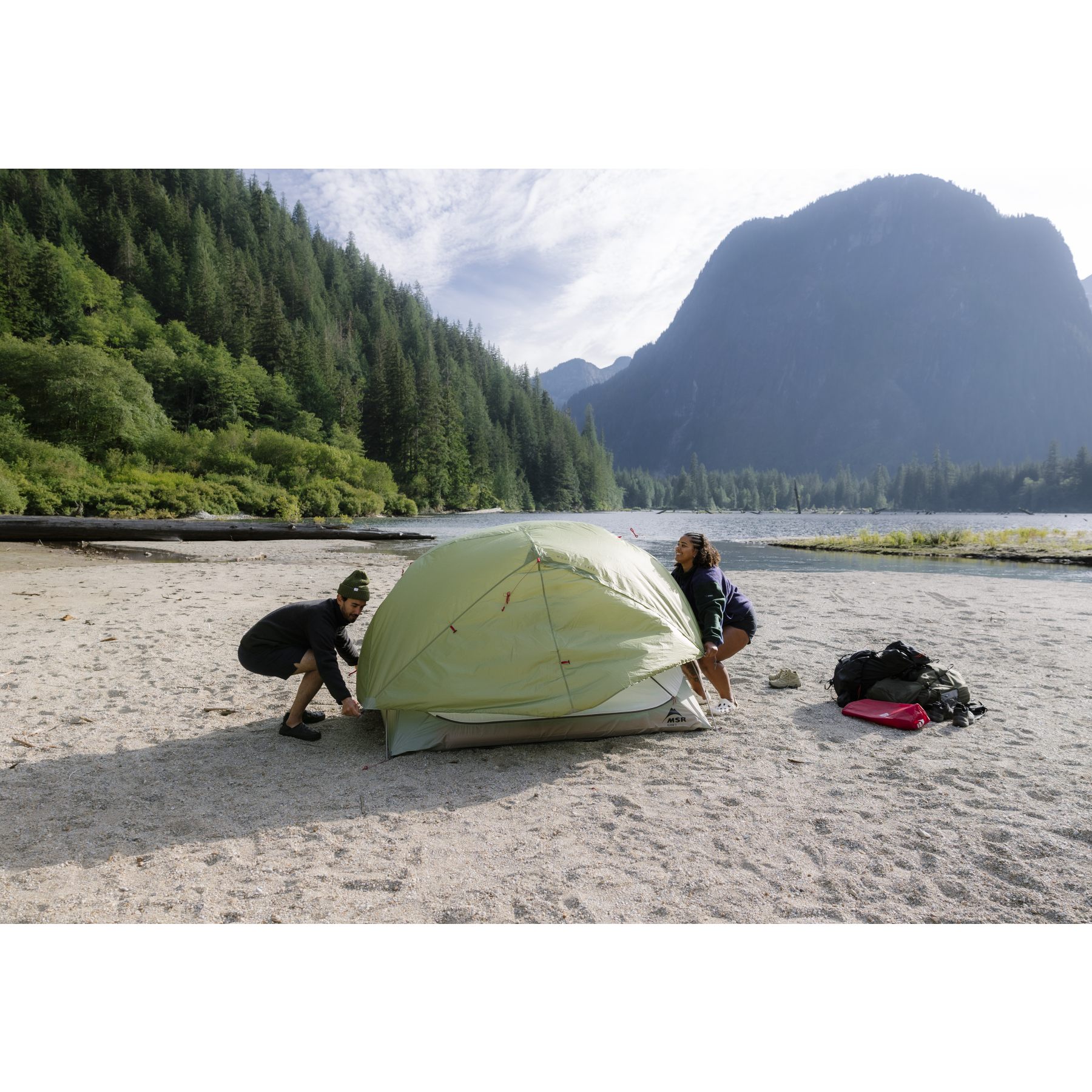 MSR Elixir 2 グリーン MSR Elixir 2 Tent - Green | BIKE24