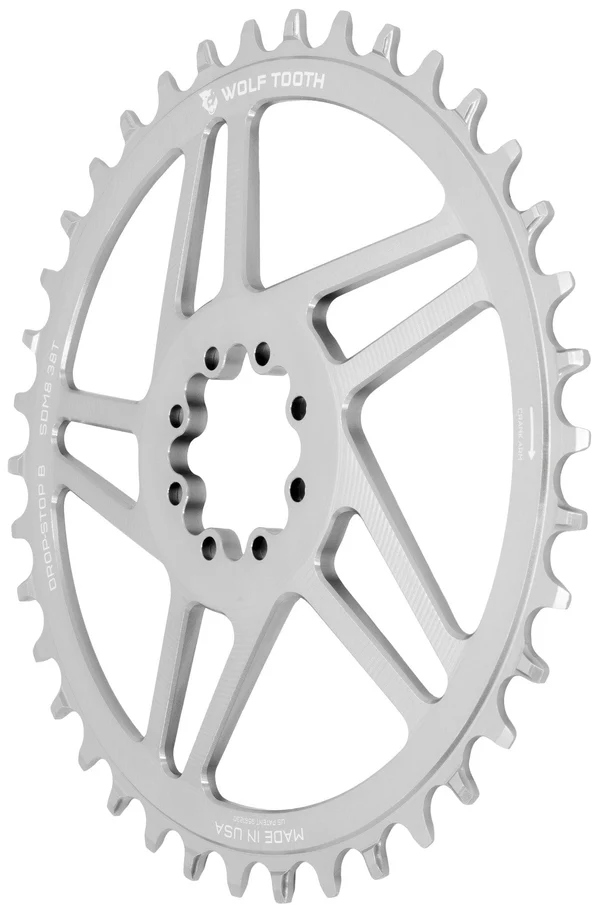 Wolf Tooth Chainring for SRAM 8-Bolt Direct Mount | Drop-Stop B