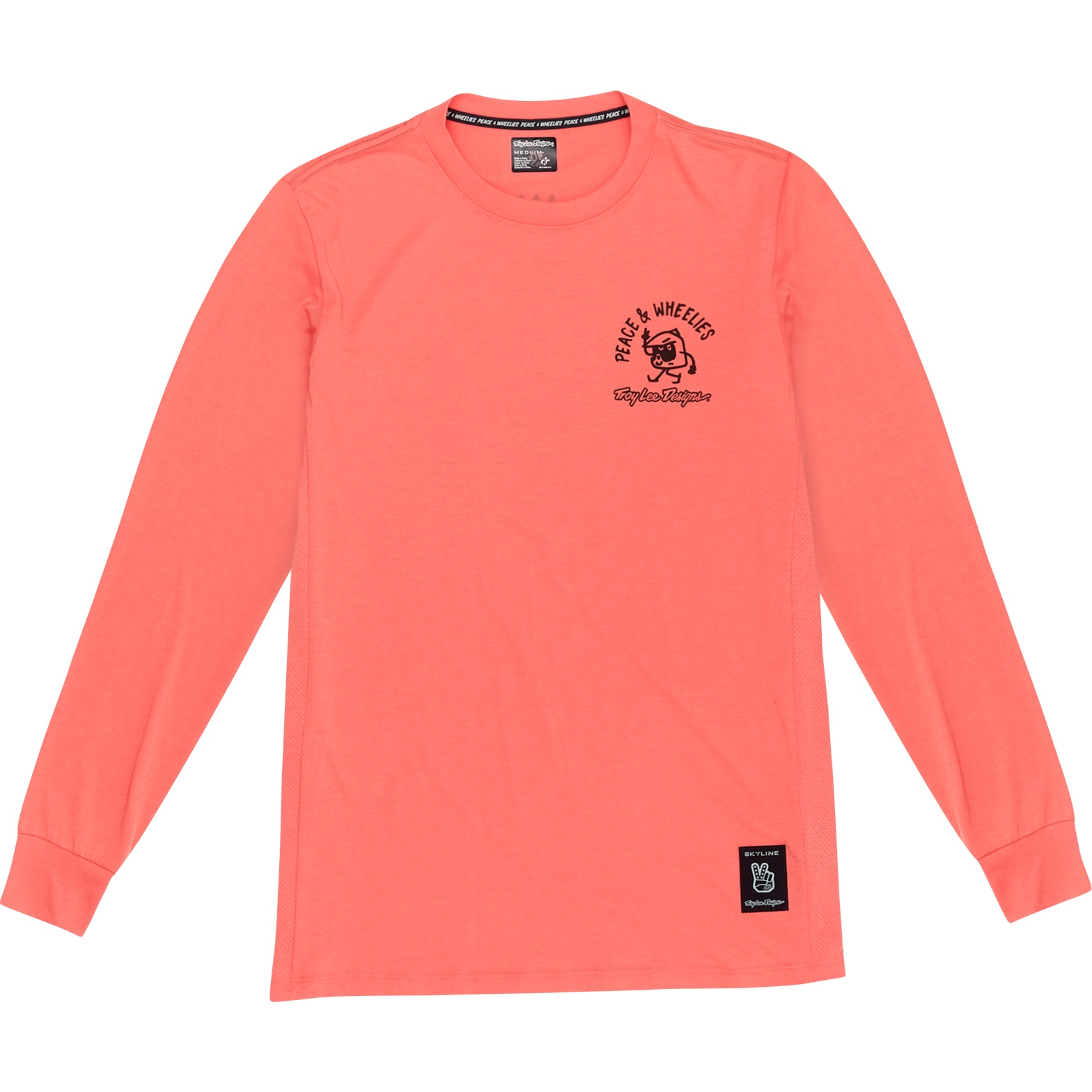 Produktbild von Troy Lee Designs Skyline Ride Langarmtrikot Herren - Peace &amp; Wheelies Melon