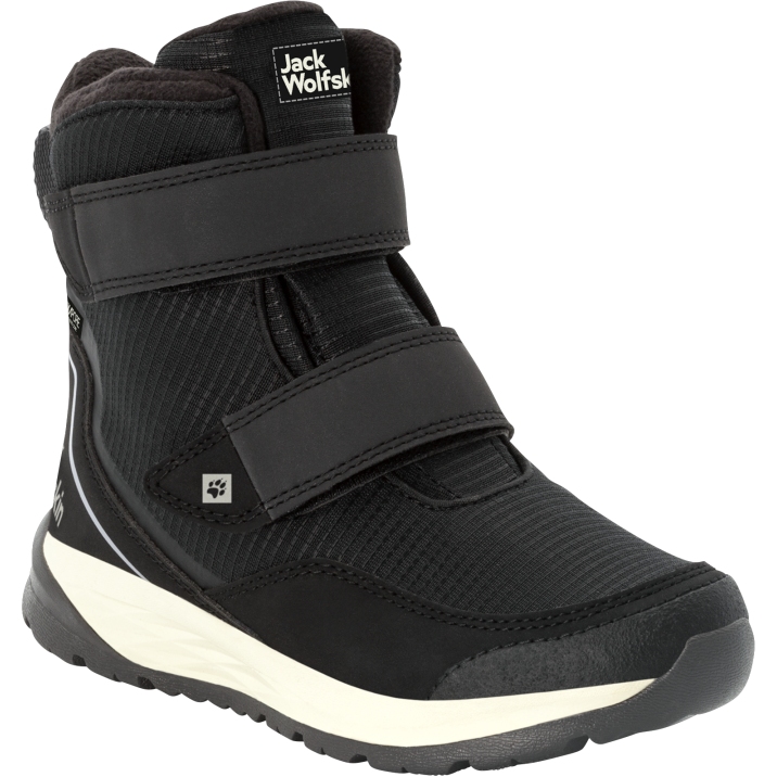 Picture of Jack Wolfskin Polar Bear Texapore High Vc Kids Shoes - black / grey