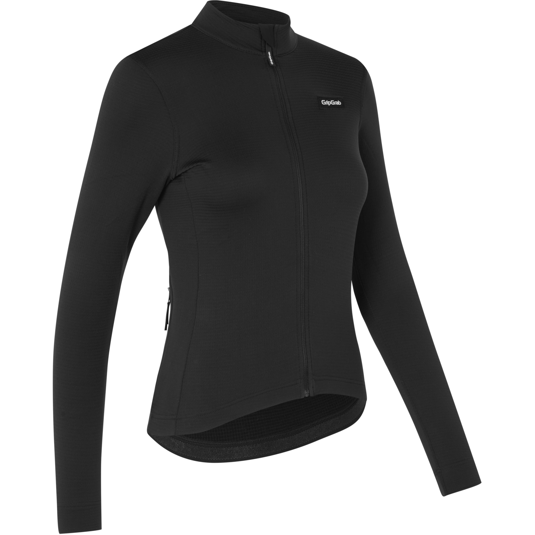 Produktbild von GripGrab Gravelin Merinotech Thermo Langarmtrikot Damen - schwarz