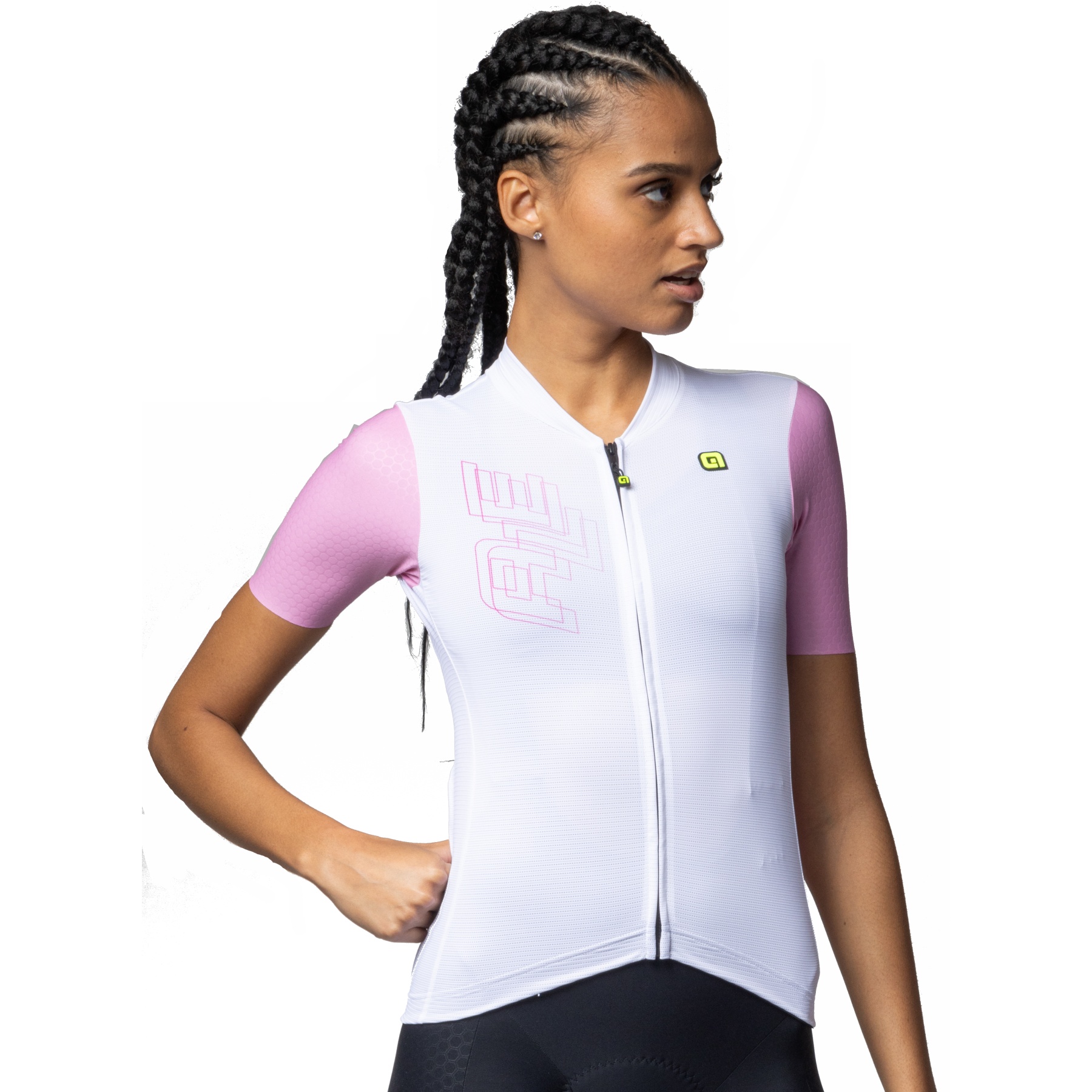 Productfoto van Alé PR-E Follow Me Shirt met Korte Mouwen Dames - wit