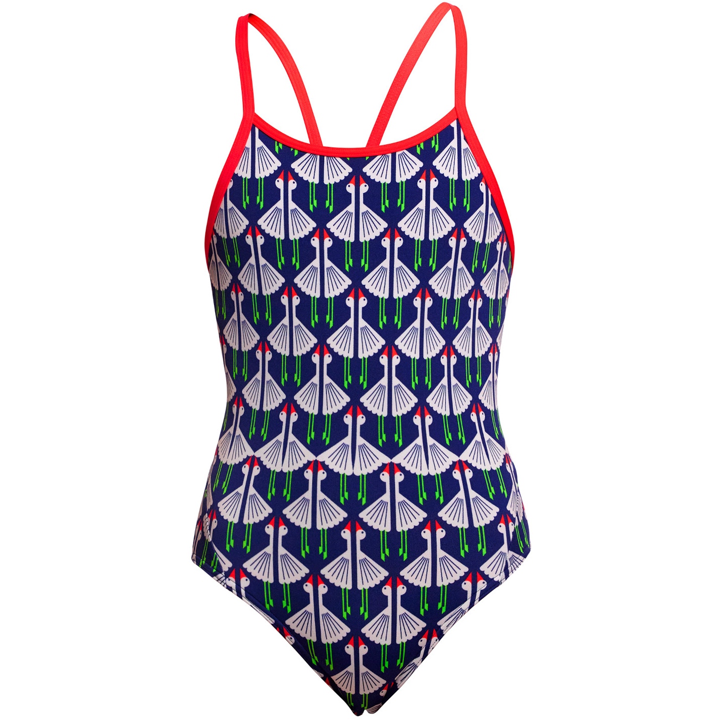 Bild von Funkita Diamond Back Eco Badeanzug Mädchen - Sitting Duck