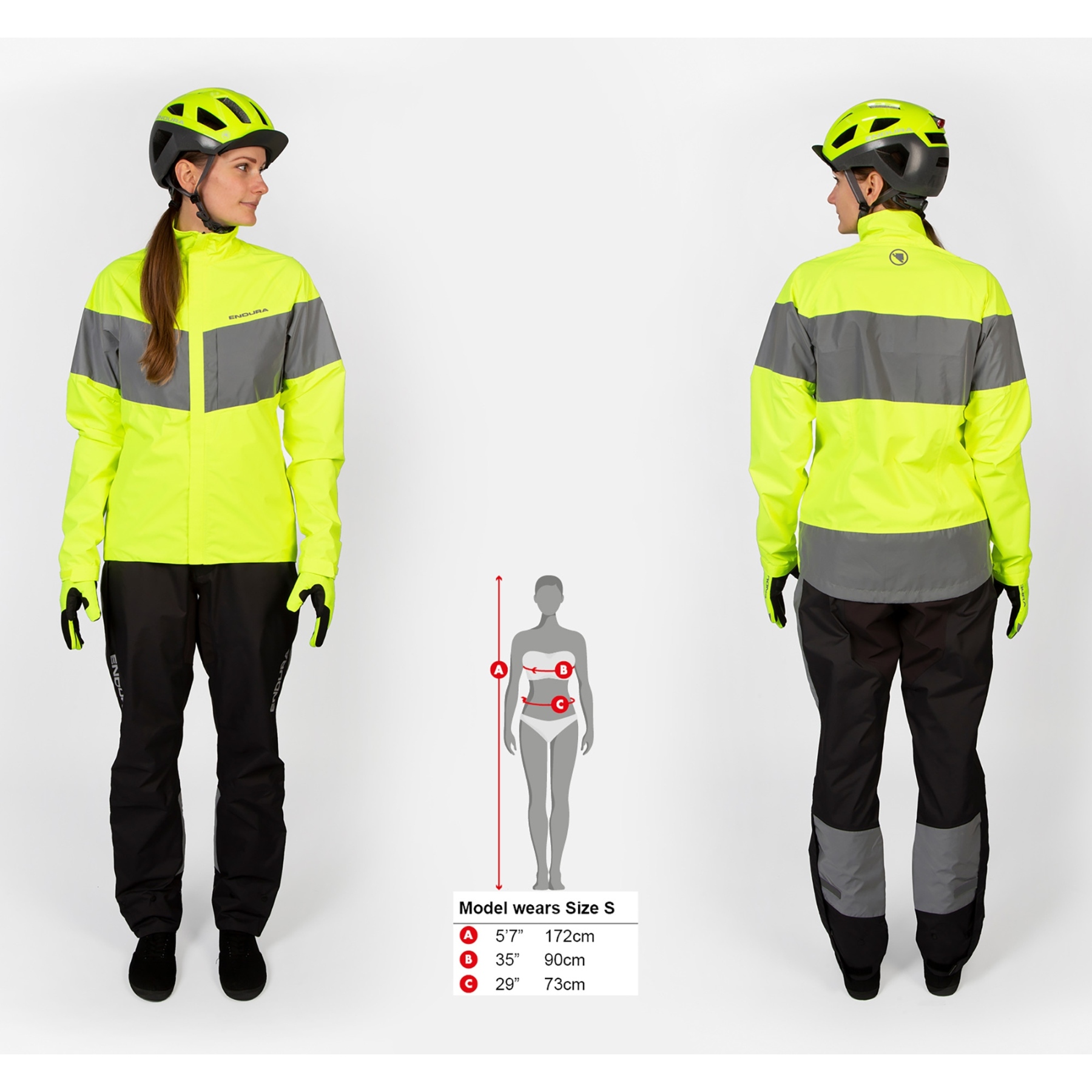 Gilet cycliste réfléchissant haute visibilité EN1150